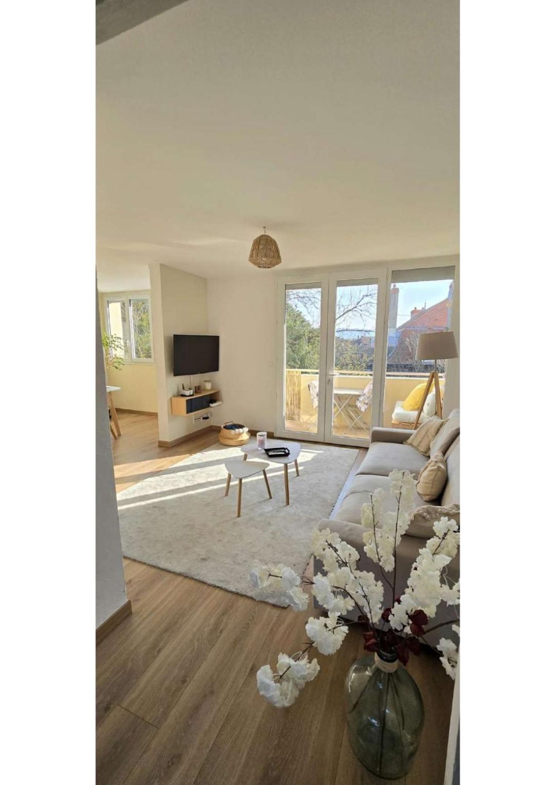 Superbe T3 Cosy, Parking Gratuit + Balcon Leilighet Riom Eksteriør bilde